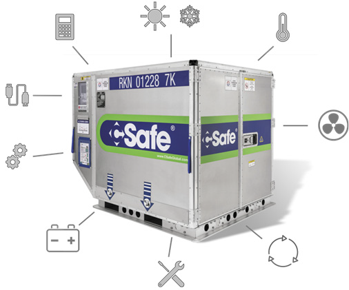 CSafe maintenance areas