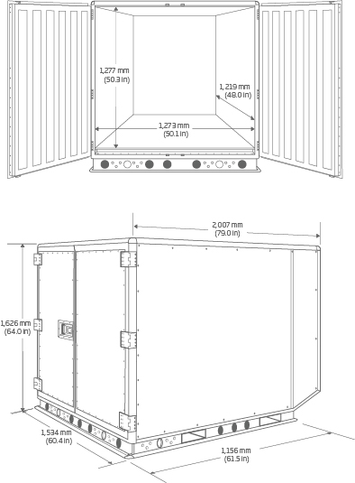 CSafe RKN - active air cargo thermal shipping container