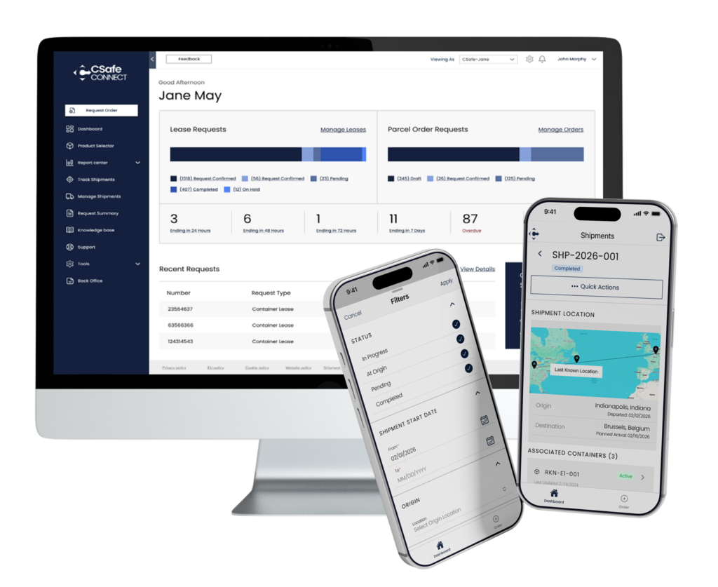 CSafe Connect 모바일 앱